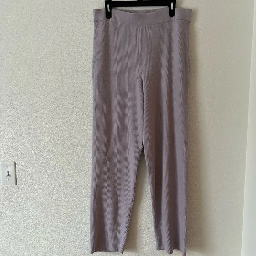Abercrombie and Fitch premium lounge knitted wide leg Women Pants size XL